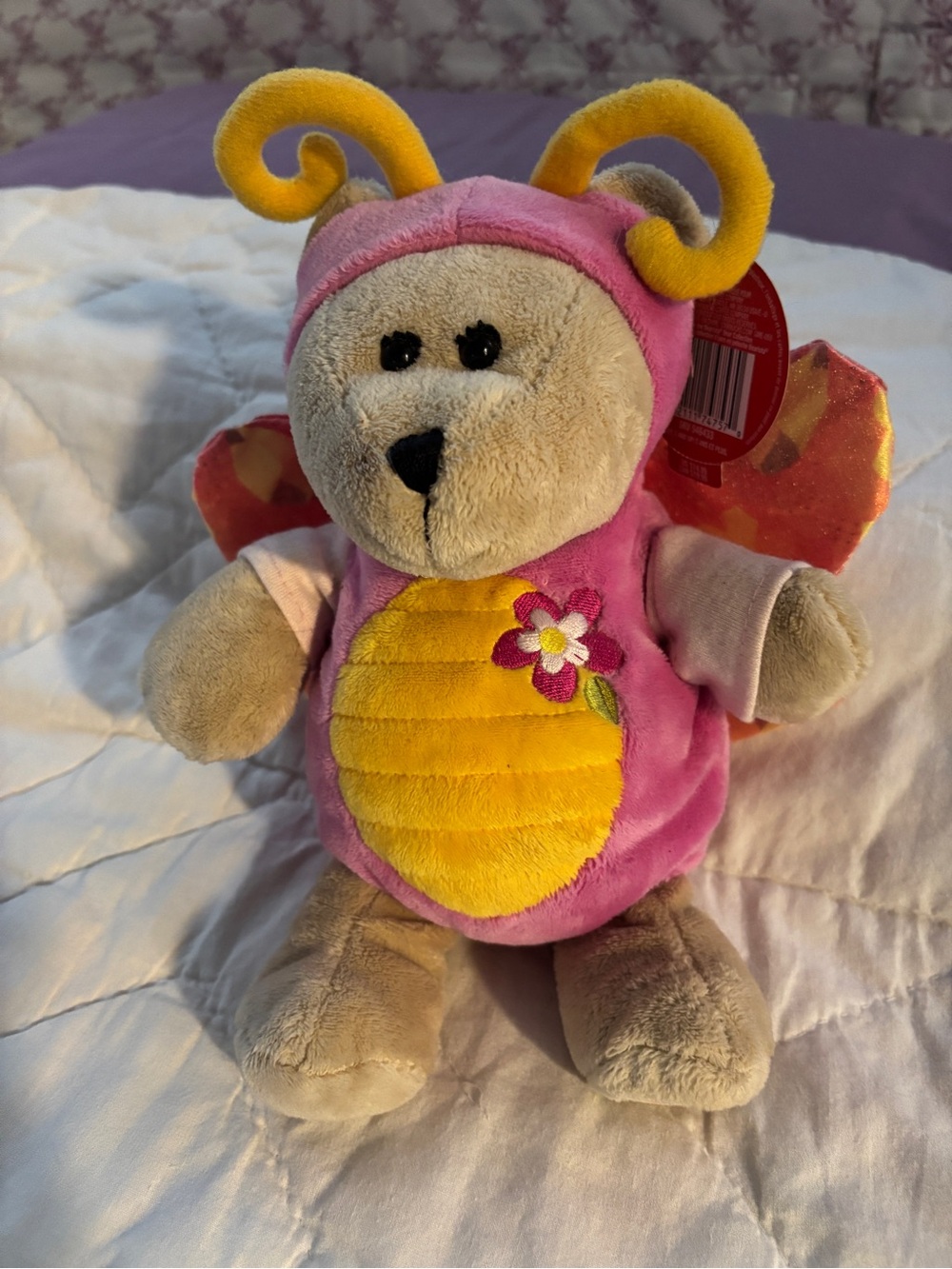 Adorable 2008 Starbucks Coffee Co Brand Butterfly "Bearista" Bear NWT